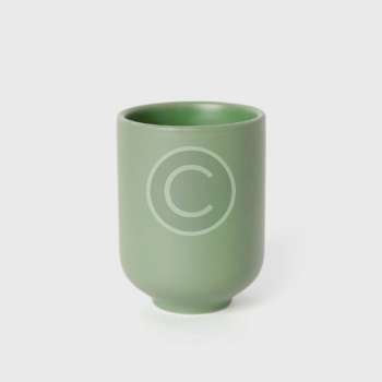Green porcelain cup — The Ceramics Club